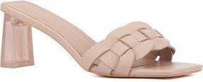 Torgeis Ela Woven Slide Sandal in Taupe at Nordstrom Rack, Size 7.5