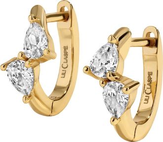 Lili Claspe Bryn Huggie Earrings in Gold at Nordstrom