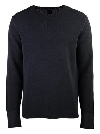 Hannes Roether long-sleeve crew-neck sweater - Zwart