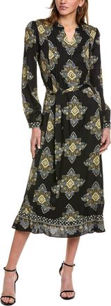 Elie Tahari The Mila Silk-Blend Shirtdress