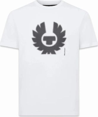 Belstaff Mens Bitmap T-Shirt White - Size: 44