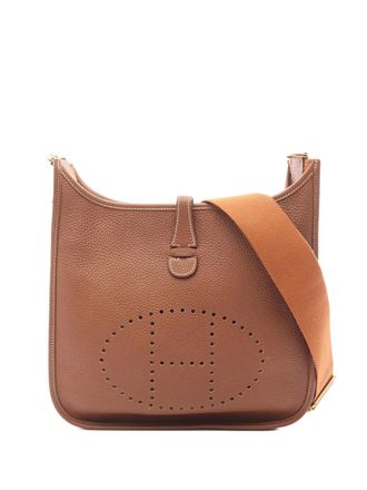 Herm&egrave;s 2023 Clemence Evelyne III 29 crossbody bag - women - Calf Leather - One Size - Brown