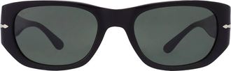 Persol Greeb Rectangular Unisex Sunglasses PO3307S 95/31 55