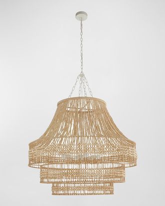 Arteriors Tulane 8-Light Chandelier, 45H