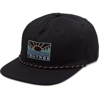 tentree Weekend Away Apex Hat in Meteorite Black/tidal Teal at Nordstrom
