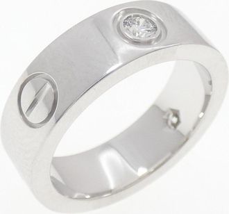Cartier White Gold White Gold (18K) Band Ring (Pre-Owned)