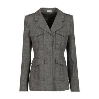 Alexander McQueen Uniform Jacket - female - Alexander McQueen - Blazers - Gray - M - Jackets
