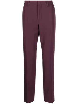 Moschino tailored virgin-wool trousers - Purple