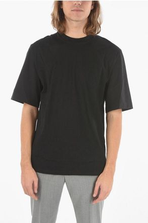 Neil Barrett Jersey MINIMAL T-shirt with Stretchy-nylon Sleeves size S