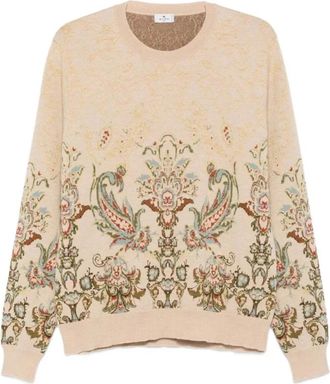 Etro Round-neck Truien - Heren - Ronde hals truien - Veelkleurig - S - Truien & Vesten