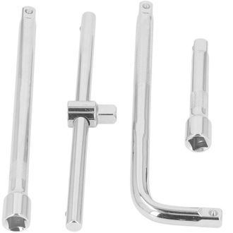OEM Barra De Extensi&oacute;n Para Vasos, Juego De 4 Piezas, Llave Deslizante Con Mango En T De Acero Cromo Vanadio Para Mantenimiento Automotriz - Crezuo