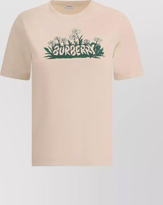 Burberry cotton regular-fit logo-print t-shirt