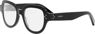 Celine 3 DOTS HD Demo Square Ladies Eyeglasses CL50141U 001 50