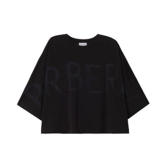 Burberry Dames, Tops, Zwart, Maat: M