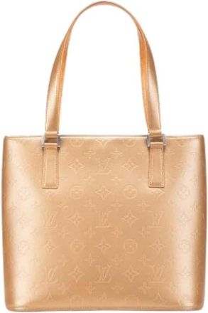 Louis Vuitton Pre-owned Monogram Mat Stockton - Dames - Vintage Shopper - Geel - ONE Size - Vintage