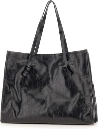 Gianni Chiarini Marcella Schoudertas - Dames - Shoppers - Zwart - ONE Size - Leer - Tassen