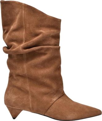 Alchimia Schoenen, Dames, Bruin, 39 EU, Leer, Alex Hoge Laars