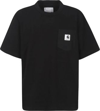 sacai x Carhartt WIP T-shirt con taschino - Nero