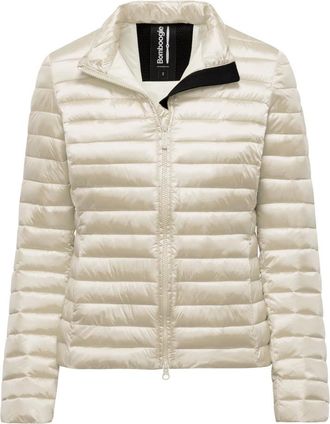 Bomboogie Giacca in nylon brillante con imbottitura sintetica - - Jackets - Donna - Beige - XL