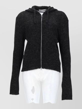 Our Legacy hooded long sleeve ribbed knit top