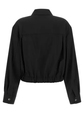 Max Mara Womens Black Wool Full-Length Jacket Clothing