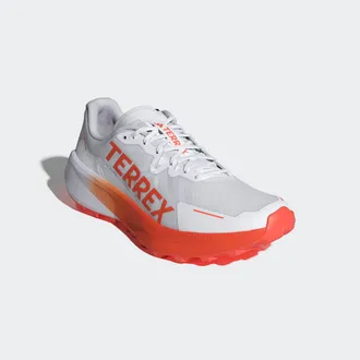 ADIDAS TERREX Trailrunningschuh ADIDAS TERREX AGRAVIC 3, Damen, Gr. 41, orange (cloud wei&szlig;, semi impact orange, dash grau), Synthetik, Textil, Schuhe Trailrunningsc