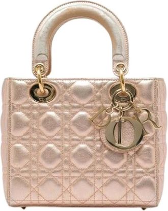 Dior Pre-owned Leather dior-bags - Dames - Vintage Handtas - Roze - ONE Size - Vintage