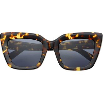 Freyrs Eyewear Portofino Cat Eye Sunglasses in Tortoise at Nordstrom