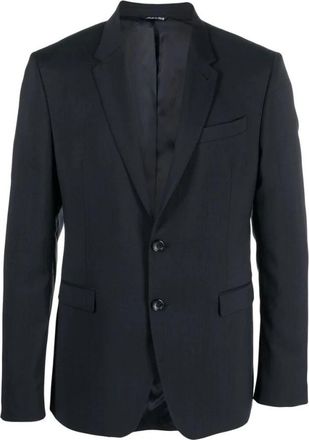 Reveres 1949 Navy Blauw Wol Pak met Revers - Heren - Blazers - Blauw - 2XL - Wol - Jassen