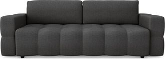 Sia Home Sof&aacute; cama 4 plazas con arc&oacute;n tejido tramado gris