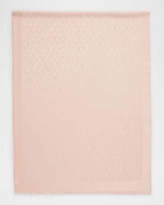 Valentino Garavani Monogram Silk Blend Scarf