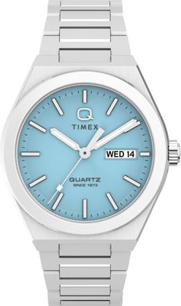 Timex Continental Heren Horloge Zilverkleurig TW2Y35200