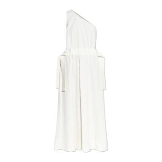 Tory Burch Tory Burch, Maxi Dresses, female, White, Size: XS One-Shoulder Dress