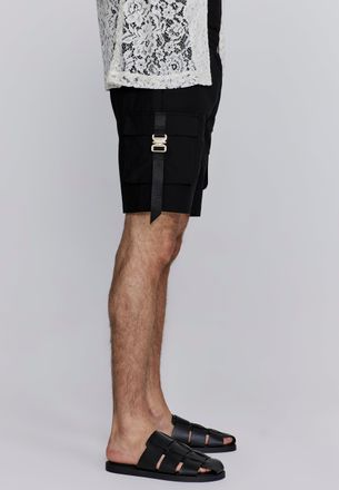 Siksilk Mens Black Flight Cargo Short XXL