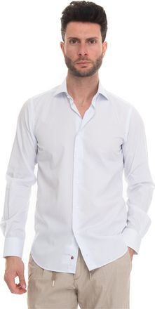 Carrel Camicia casual Bianco-celeste Carrel Uomo