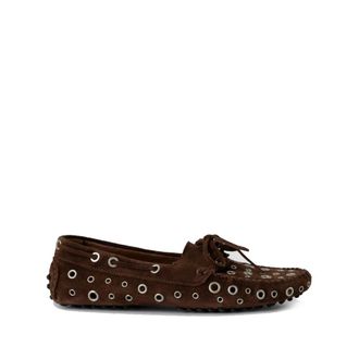 Gimaguas Boat Shoes, female, Brown, 6 UK, Car Shoes Eyelets