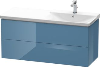 Duravit Duravit L-cube M&oacute;dulo Mural 1220mm De Ancho, Profundidad 481, 2 Cajones, Apto Para P3 Comfort Art&iacute;culo 233412, Lavabo A La Derecha, Color: Laca De Alt