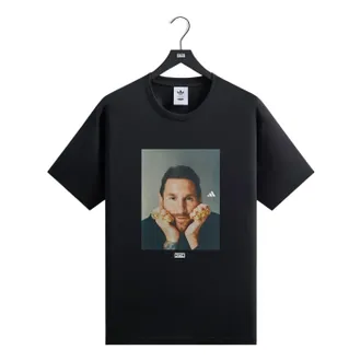 Kith x Messi for adidas Football Graphic T-Shirt Black ADKU4263