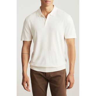 Mavi Edition Slim Fit Polo in Antique White at Nordstrom, Size Xx-Large