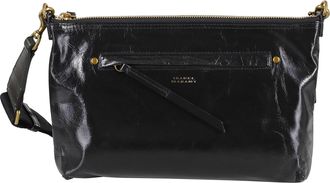 Isabel Marant Nessah Glossy Calfskin Shoulder Bag