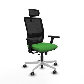 Piqueras y Crespo Silla De Oficina Piqueras Y Crespo Haches Negro Base Blanca