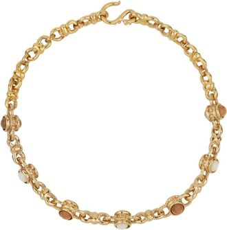 Gas Bijoux Amarante Cabochons Ketting - Dames - Kettingen - Geel - ONE Size - Accessoires
