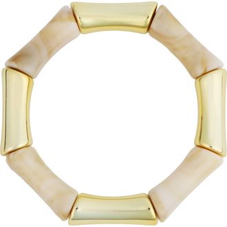 Panacea Beaded Stretch Bracelet in Ivory at Nordstrom