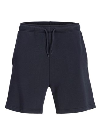 Jack & Jones Shorts JACK & JONES JPSTKANE CHARGE SWEAT SHORTS SRT SN, Herren, Gr. XS, N-Gr, blau (schwarz navy), Web, Obermaterial: 80% Baumwolle, 20% Polyester, u