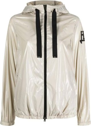 Herno Jassen, Dames, Beige, L, Lichtgewicht Jack