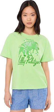 Lilly Pulitzer Stella Knit Top Womens Clothing Taurus Graphic : XXS, Cotton