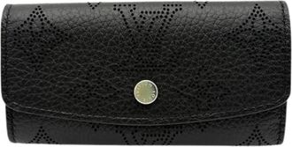 Louis Vuitton Pre-owned Canvas Key Holder - Dames - Vintage Accessoires - Zwart - ONE Size - Leer - Vintage