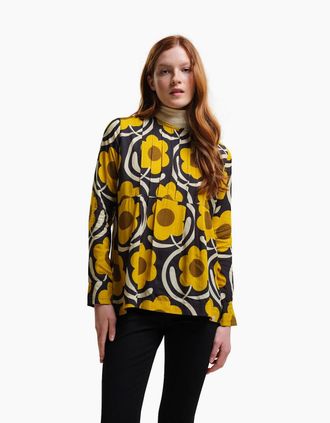 Regatta Womens Regatta Womens/Ladies Orla Floral Lightweight Breathable Blouse - Yellow - Size: 10