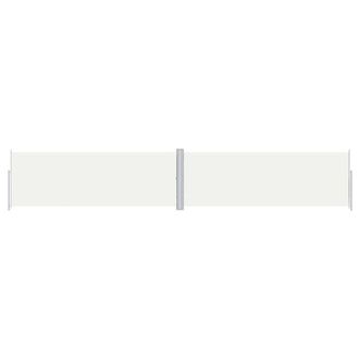 Berkfield Home Retractable Side Awning Cream 180x1000 cm
