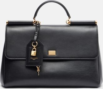 Dolce & Gabbana My Sicily Large leather top-handle bag